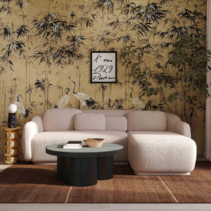 Misty Cream Boucle Sectional - RAF TOV-L68956-SEC TOV Furniture