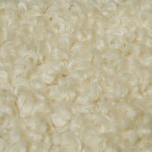 TOV Furniture Leonie Beige Faux Shearling Sofa: Sumptuous Comfort, Elegant Design, & Cozy Accent Pillow Included TOV-L68962