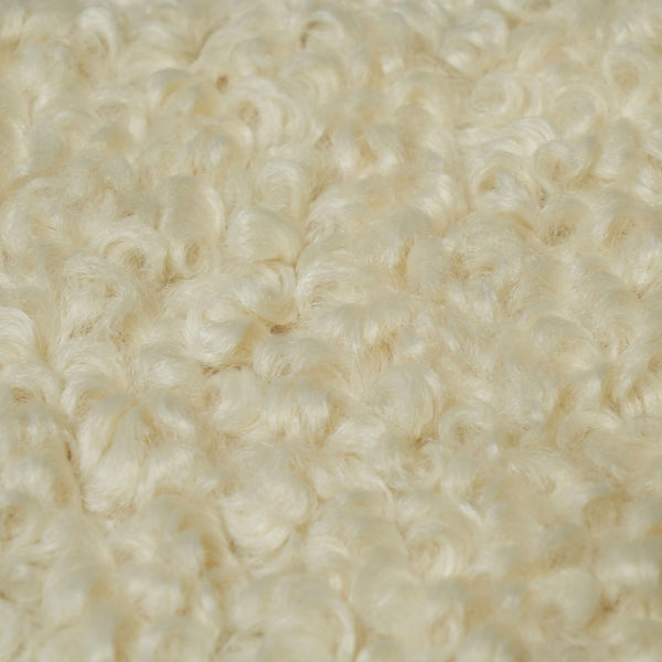 TOV Furniture Leonie Beige Faux Shearling Sofa: Sumptuous Comfort, Elegant Design, & Cozy Accent Pillow Included TOV-L68962