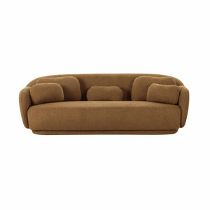 Misty Brown Boucle Sofa TOV-L68987 TOV Furniture