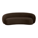 Kendall Chocolate Brown Velvet Sofa TOV-L69004 TOV Furniture