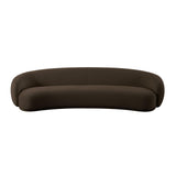 Kendall Chocolate Brown Velvet 120 Inch Sofa TOV-L69005 TOV Furniture