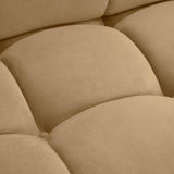 Calliope Cafe Au Lait Performance Velvet 4-piece Modular Sectional TOV-L69017-SEC TOV Furniture