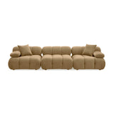 Calliope Cafe Au Lait Performance Velvet Modular Sofa TOV-L69019 TOV Furniture