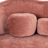 Circe Mauve Textured Velvet Sofa TOV-L69060 TOV Furniture