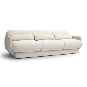 TOV Furniture Azalea Velvet Sofa - Timeless Art Deco Elegance with Plush Comfort for Stylish Living Spaces and Lounges Cream TOV-L69076