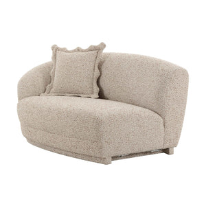 TOV Furniture Marion Stylish Two-Tone Textured Boucle Loveseat - Modern Design with Comfort and Easy Maintenance LAF TOV-L69093-LAF