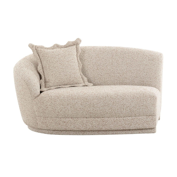 TOV Furniture Marion Stylish Two-Tone Textured Boucle Loveseat - Modern Design with Comfort and Easy Maintenance LAF TOV-L69093-LAF