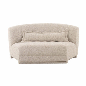 TOV Furniture Marion 63" Two-Tone Textured Boucle Armless Loveseat - Chic Modern Design for Stylish Living Spaces TOV-L69093-LO