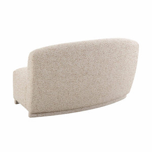 TOV Furniture Marion 63" Two-Tone Textured Boucle Armless Loveseat - Chic Modern Design for Stylish Living Spaces TOV-L69093-LO