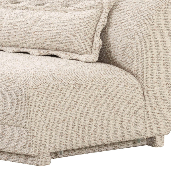 TOV Furniture Marion 63" Two-Tone Textured Boucle Armless Loveseat - Chic Modern Design for Stylish Living Spaces TOV-L69093-LO