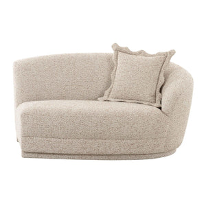TOV Furniture Marion Stylish Two-Tone Textured Boucle Loveseat - Modern Design with Comfort and Easy Maintenance RAF TOV-L69093-RAF