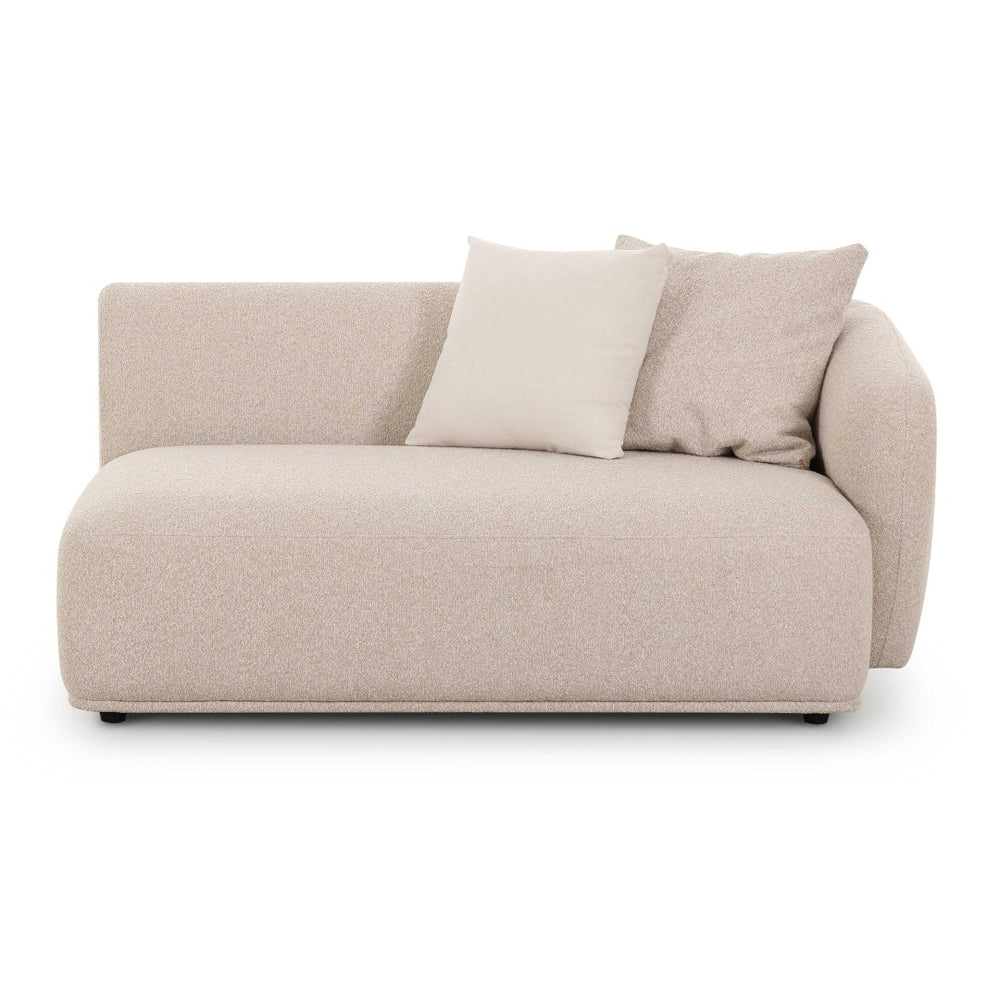 TOV Furniture Sylvie 59" Cream Boucle Loveseat - Stylish Comfort with Durable Upholstery for Any Space RAF TOV-L69094-RAF