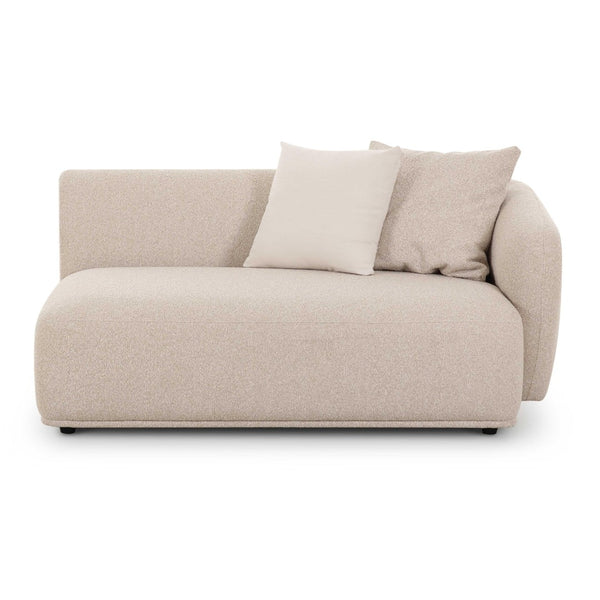 TOV Furniture Sylvie 59" Cream Boucle Loveseat - Stylish Comfort with Durable Upholstery for Any Space RAF TOV-L69094-RAF