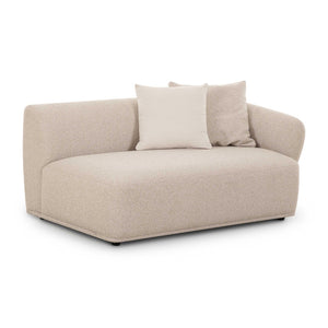 TOV Furniture Sylvie 59" Cream Boucle Loveseat - Stylish Comfort with Durable Upholstery for Any Space RAF TOV-L69094-RAF