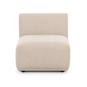 TOV Furniture Sylvie Cream Boucle Armless Chair – Modern Comfort, Handcrafted Quality, Easy-Care Luxury Seating TOV-L69100