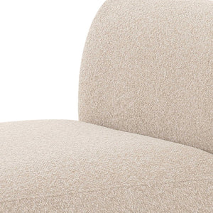 TOV Furniture Sylvie Cream Boucle Armless Chair – Modern Comfort, Handcrafted Quality, Easy-Care Luxury Seating TOV-L69100