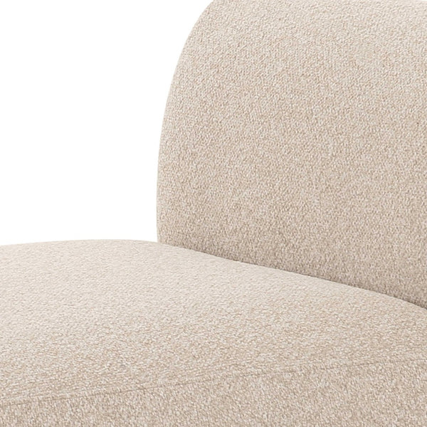 TOV Furniture Sylvie Cream Boucle Armless Chair – Modern Comfort, Handcrafted Quality, Easy-Care Luxury Seating TOV-L69100