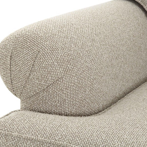 TOV Furniture Yvette 92" Warm Grey Boucle Sofa - Handmade Comfort with Durable Design for Modern Living Spaces TOV-L69138