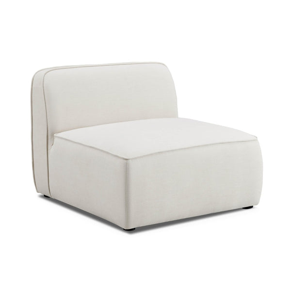 TOV Furniture Travie Sand Upcycled Linen Armless Chair - Eco-Friendly, Stylish Comfort for Modern Living Spaces TOV-L69203