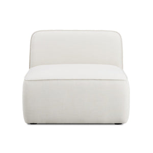 TOV Furniture Travie Sand Upcycled Linen Armless Chair - Eco-Friendly, Stylish Comfort for Modern Living Spaces TOV-L69203