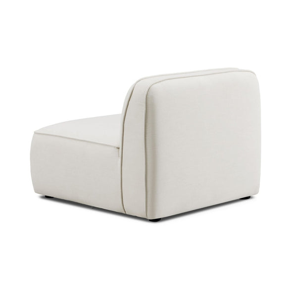 TOV Furniture Travie Sand Upcycled Linen Armless Chair - Eco-Friendly, Stylish Comfort for Modern Living Spaces TOV-L69203