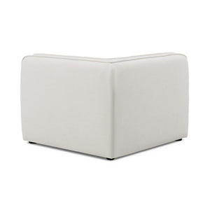 TOV Furniture Travie Upcycled Linen Corner Chair - Retro-Inspired Comfort with Eco-Friendly Fabric & Modular Style TOV-L69204