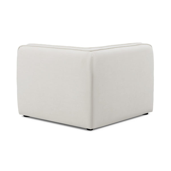 TOV Furniture Travie Upcycled Linen Corner Chair - Retro-Inspired Comfort with Eco-Friendly Fabric & Modular Style TOV-L69204