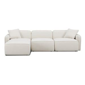 TOV Furniture Travie Modular Sectional: Stylish 4-Piece Upcycled Linen Seating with Retro Charm & Comfort TOV-L69206