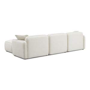 TOV Furniture Travie Modular Sectional: Stylish 4-Piece Upcycled Linen Seating with Retro Charm & Comfort TOV-L69206