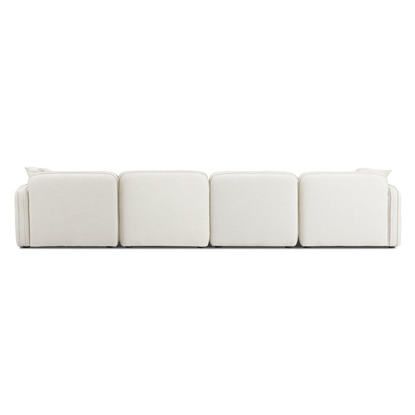 TOV Furniture Travie 6-Piece Modular U-Sectional Sofa in Upcycled Linen - Eco-Friendly Comfort for Any Space TOV-L69208