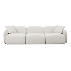 TOV Furniture Travie Sand Modular Sofa - Upcycled Linen, Cozy Comfort, Customizable Designs for Modern Living TOV-L69209