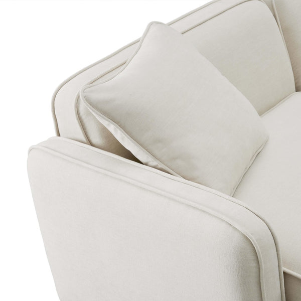 TOV Furniture Travie Sand Modular Sofa - Upcycled Linen, Cozy Comfort, Customizable Designs for Modern Living TOV-L69209