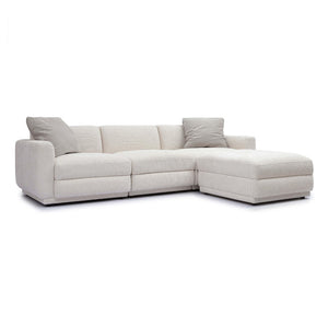 TOV Furniture Perry 4-Piece Cream Chenille Modular Sectional - Cozy Comfort, Versatile Design for Modern Living Spaces TOV-L69219-SEC