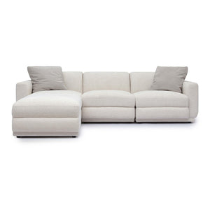 TOV Furniture Perry 4-Piece Cream Chenille Modular Sectional - Cozy Comfort, Versatile Design for Modern Living Spaces TOV-L69219-SEC