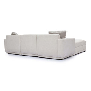 TOV Furniture Perry 4-Piece Cream Chenille Modular Sectional - Cozy Comfort, Versatile Design for Modern Living Spaces TOV-L69219-SEC