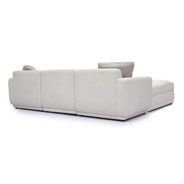 TOV Furniture Perry 4-Piece Cream Chenille Modular Sectional - Cozy Comfort, Versatile Design for Modern Living Spaces TOV-L69219-SEC