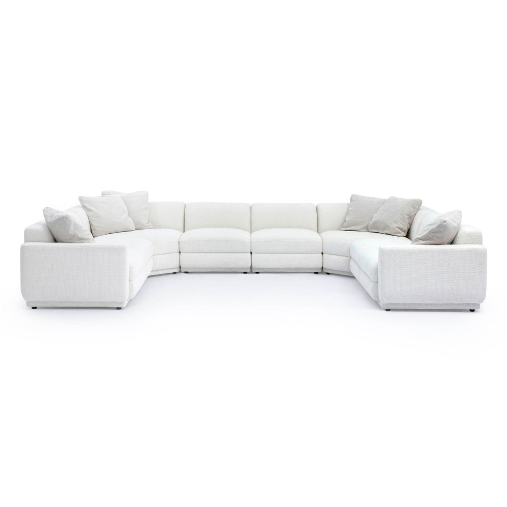 TOV Furniture Perry 8-Piece Cream Chenille Modular U-Sectional Sofa – Plush Comfort & Effortless Flexibility! TOV-L69219-SEC5