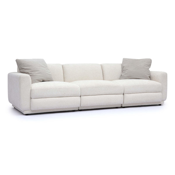 TOV Furniture Perry 96" Cream Chenille Modular Sofa - Luxurious Comfort, Durable Design, and Easy Maintenance Included! TOV-L69220-SO
