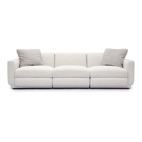 TOV Furniture Perry 96" Cream Chenille Modular Sofa - Luxurious Comfort, Durable Design, and Easy Maintenance Included! TOV-L69220-SO