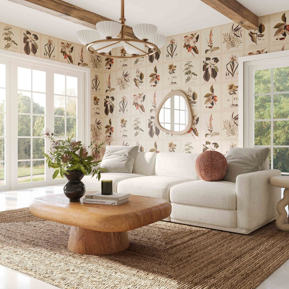 TOV Furniture Perry 96" Cream Chenille Modular Sofa - Luxurious Comfort, Durable Design, and Easy Maintenance Included! TOV-L69220-SO