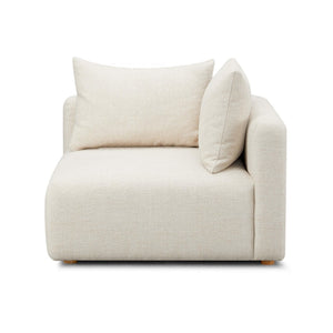 TOV Furniture Hangover Modular Corner Chair - Handcrafted Textured Seating for Stylish and Customizable Living Spaces Cream TOV-L69242-C