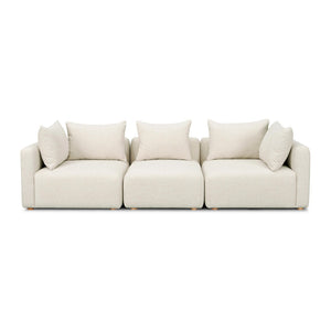 TOV Furniture Hangover Modular Sofa - Stylish Heavy Textured Design for Effortless Lounging and Entertaining Cream TOV-L69242-SO