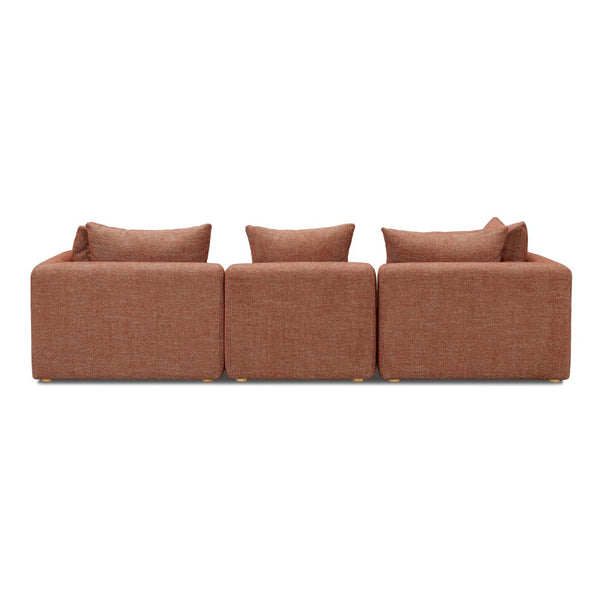 TOV Furniture Hangover Modular Sofa - Stylish Heavy Textured Design for Effortless Lounging and Entertaining Red TOV-L69244-SO