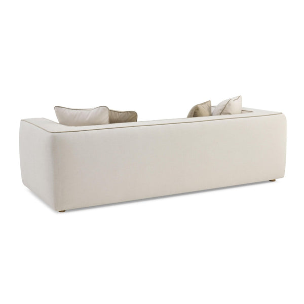 TOV Furniture Tristine 96" Cream Linen Sofa - Elegant European Design, Plush Comfort, and Timeless Style for Living Rooms TOV-L69251