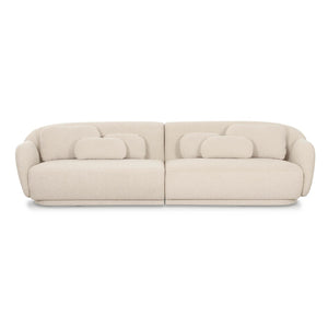 TOV Furniture Misty 115" Cream Boucle Modular Sofa - Luxurious Mid-Century Style, Configurable Comfort & Durability TOV-L69280