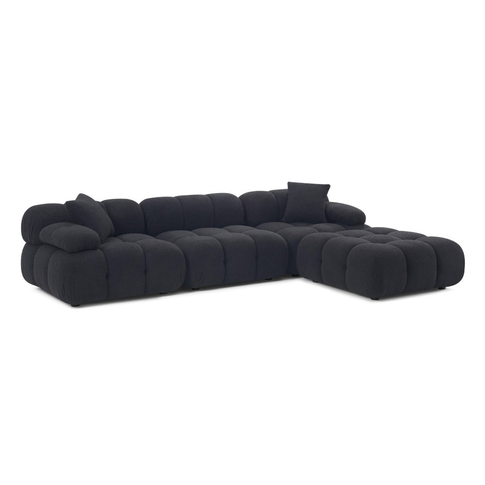 TOV Furniture Calliope Luxurious 4-Piece Vegan Shearling Modular Sectional - Versatile Cozy Design for Any Space TOV-L69304-SEC