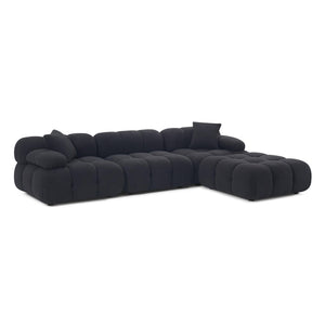 TOV Furniture Calliope Luxurious 4-Piece Vegan Shearling Modular Sectional - Versatile Cozy Design for Any Space TOV-L69304-SEC