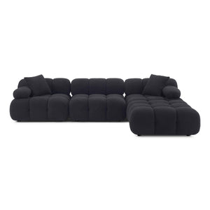 TOV Furniture Calliope Luxurious 4-Piece Vegan Shearling Modular Sectional - Versatile Cozy Design for Any Space TOV-L69304-SEC