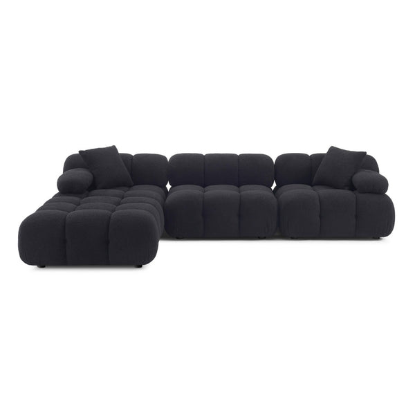 TOV Furniture Calliope Luxurious 4-Piece Vegan Shearling Modular Sectional - Versatile Cozy Design for Any Space TOV-L69304-SEC